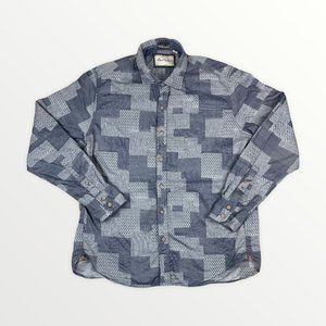 Robert Graham Patch Button Down Shirt Men's XL